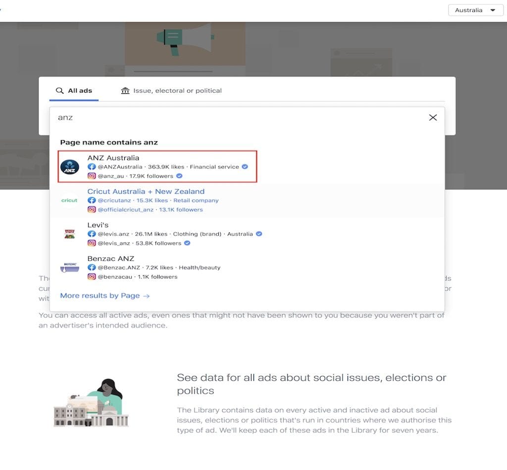 See Your Competitors Facebook Ads Steps